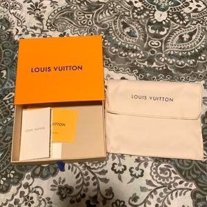 Louis Vuitton empty wallet box